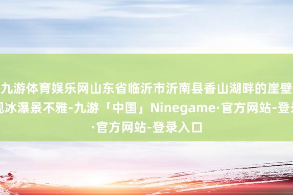 九游体育娱乐网山东省临沂市沂南县香山湖畔的崖壁上出现冰瀑景不雅-九游「中国」Ninegame·官方网站-登录入口