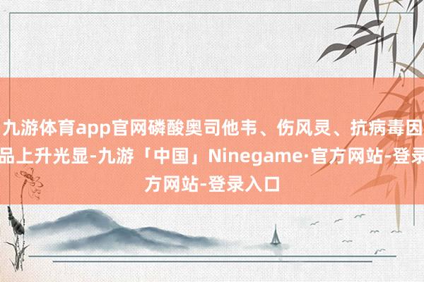 九游体育app官网磷酸奥司他韦、伤风灵、抗病毒因素药品上升光显-九游「中国」Ninegame·官方网站-登录入口